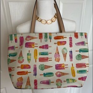 Kate Spade Popsicle & Ice Cream Tote Bag
